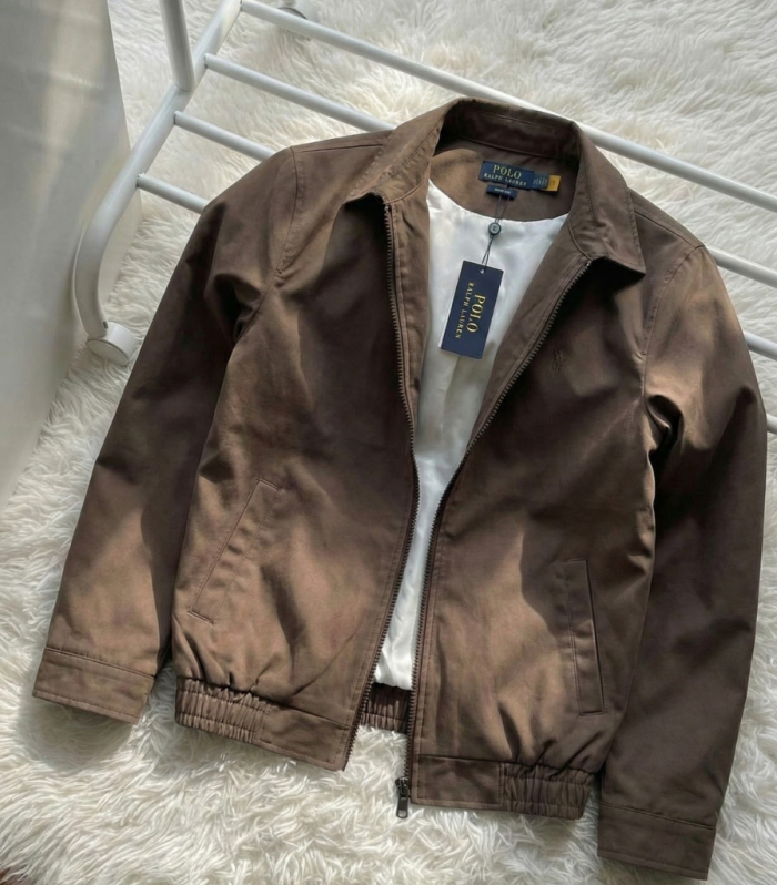 Polo Ralph lauren bondet jacket Brown